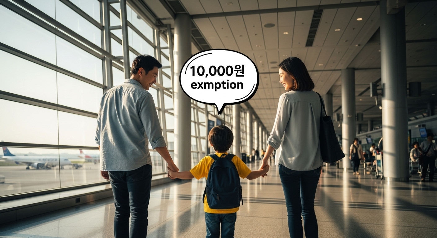 출국납부금환급 해외여행 다녀오셨다면 1만 원 돌려받으세요!