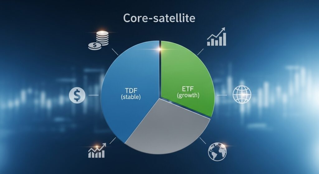 퇴직연금 TDF ETF '알아서 굴려주는 펀드'와 '직접 고르는 펀드' 비교
