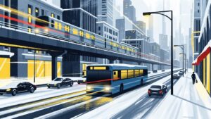 대설시 차량운행